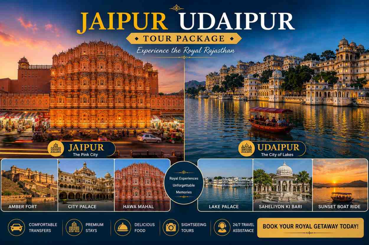 Jaipur Udaipur Tour Package