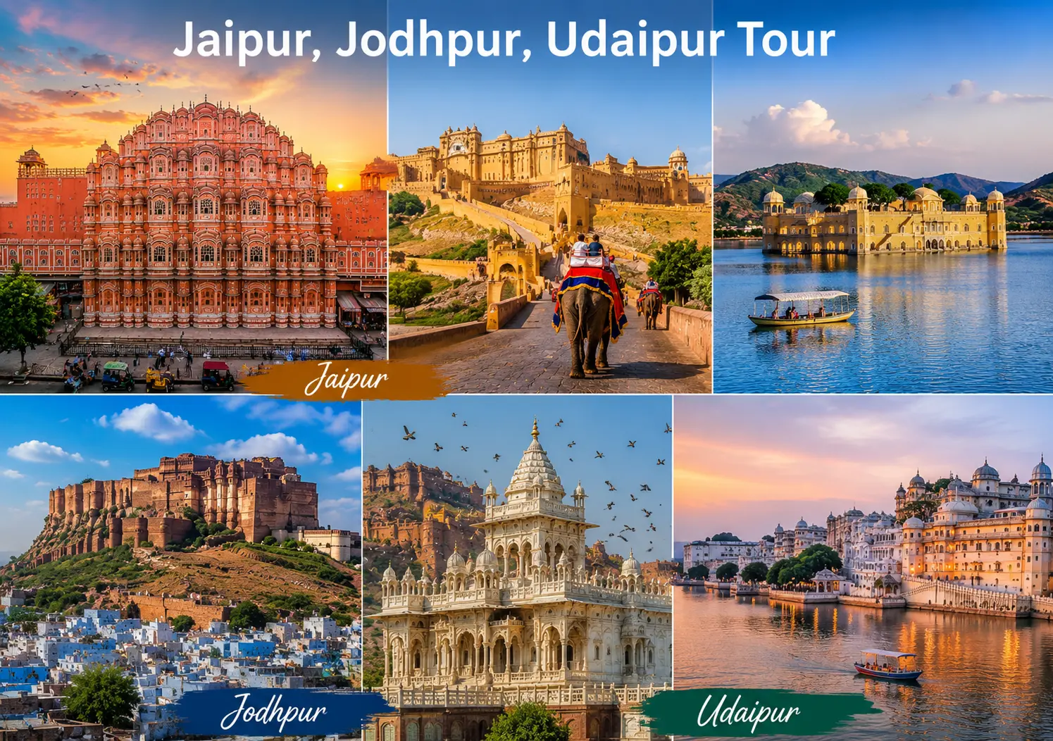 Jaipur Jodhpur Udaipur Tour Package