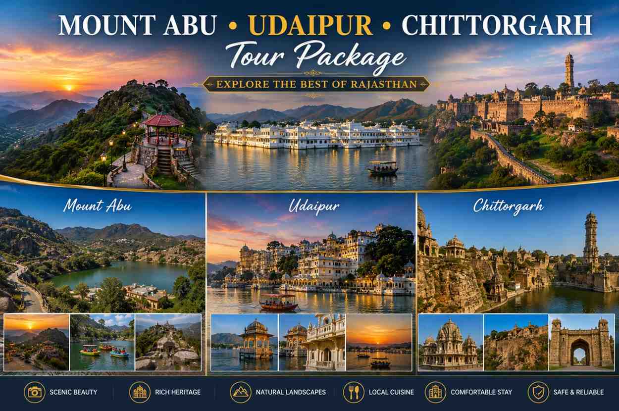 Mount Abu Udaipur Chittorgarh Tour